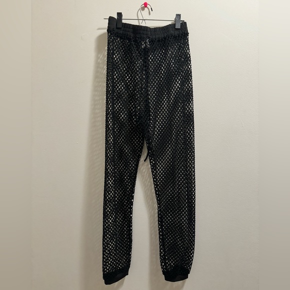 Mesh Fish Net Joggers - Picture 2 of 4
